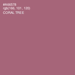 #A66578 - Coral Tree Color Image